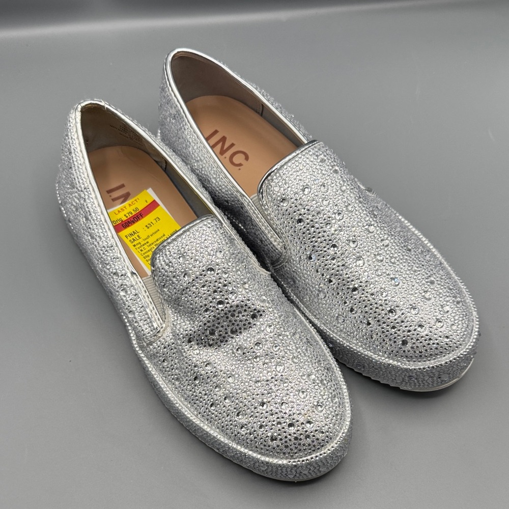 Women’s slip on sequin shoes